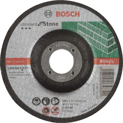 BOSCH - MOLA A SBAVO 125x2,5MM CENTRO DEPRESSO