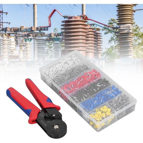 Kit d'outils de sertissage hexagonal avec 1900 connecteurs, 0,25-10 mm² (1/5)