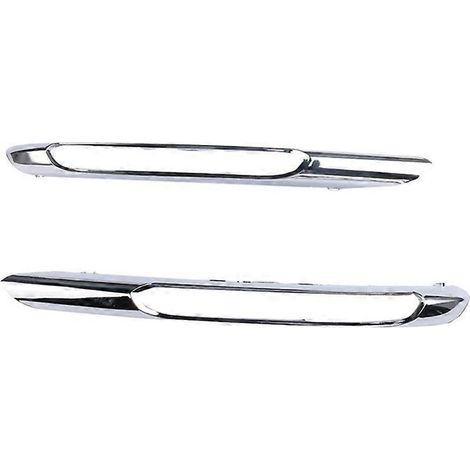 2 piezas de embellecedores de rejilla antifouillard para parachoques Mercedes Benz W212 09-12 (1/5)
