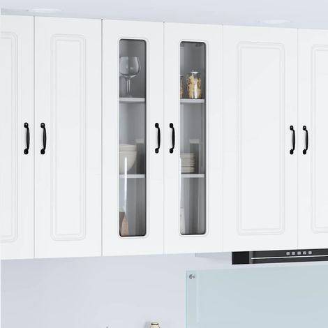 Armoire de cuisine avec stockage-Meuble de cuisine-Armoire de rangement Kalmar Blanc 60 x 31 x 100 cm 987500 (1/5)