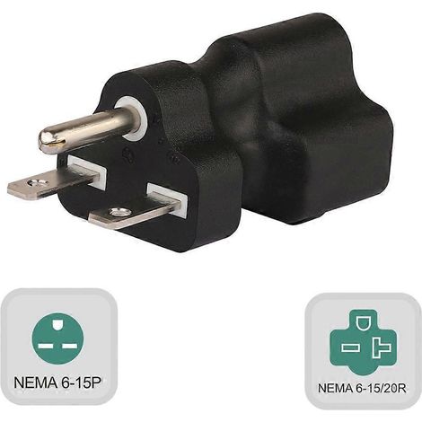6-15P-Stecker auf 6-15/20R-Stecker Stecker auf Buchse Adapter