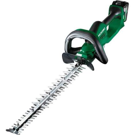 Hikoki – Taille-haies électrique 62cm 36V 2.5Ah – Double lame 3 tranchants pour coupe nette – Chargeur rapide inclus – Autonomie jusqu'à 1h30 (1/7)