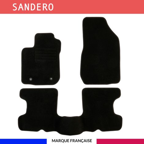 Tapis de voiture - Sur Mesure pour SANDERO (2013 - 2017) - 3 pièces - Tapis de sol antidérapant pour automobile (1/4)