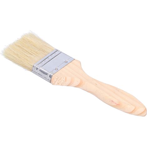 10 Pinceaux 2en avec manche en bois pour peinture vernis colle et gesso lot de 10 (1/5)