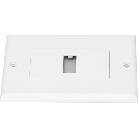 Set mit 2 HD 4K Multimedia-Wanddosen, einfache Installation, mit Kabel für Heimkino. (1/5)