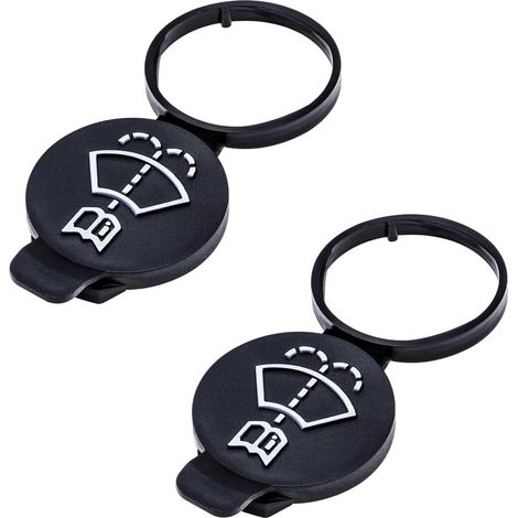 2 Pcs Bouchon pour Réservoir de Lave-Glace, 3Q0955455 Couvercle Réservoir Liquide Essuie-Glace Capuchon Lave-Glace Pare-Brise