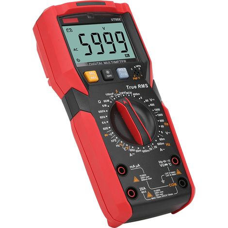 UT89X Digitalmultimeter zur Messung von Wechsel- und Gleichspannung, Strom, Widerstand, Kapazität und NCV (Nuclear Voltage/Variable). (1/5)