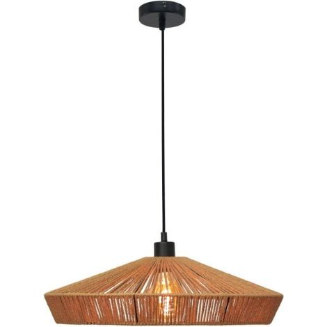 Lampada a sospensione boho carta Ø50 Yunkai E27 Lucide