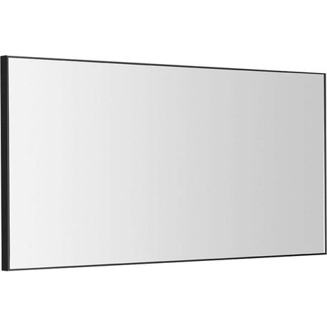 Sapho - Espejo Arowana en marco, 100x50 cm, negro mate AWB1050 (1/5)