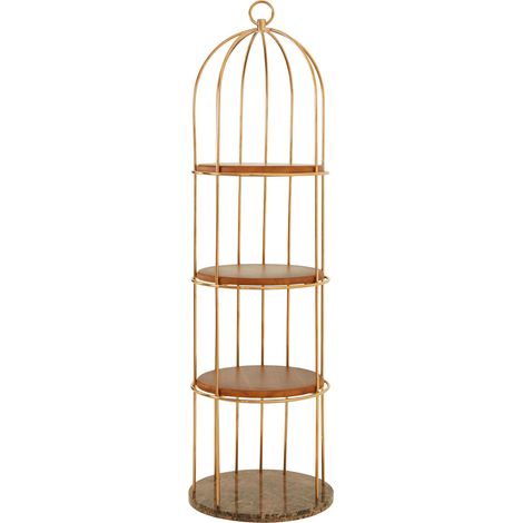 Interiors by Premier Stylish Large Cage Design Bookshelf, Durable Bird Cage Design Book Storage Shelf, Spacious Tall Book Shelf (1/5)