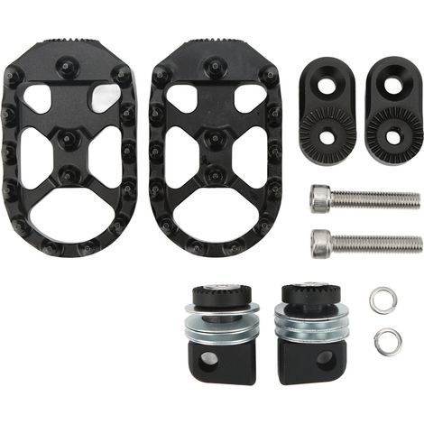 Satz mit 2 rutschfesten hinteren Fußrasten für R1200GS R1250GS LC Motorrad, schwarz. (1/5)