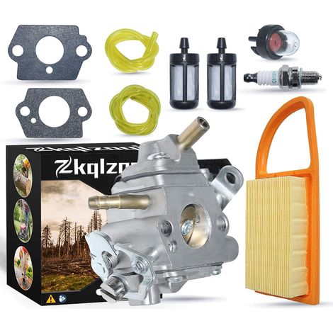 Kit de joints de carburateur et filtre pour souffleur de feuilles Stihl BR500 BR550 BR600 Poire d'amorçage, Carburateur, Filtre à air, Poire d'amorçage, Bougie d'allumage, Joint de carburateur, Filtre (1/5)