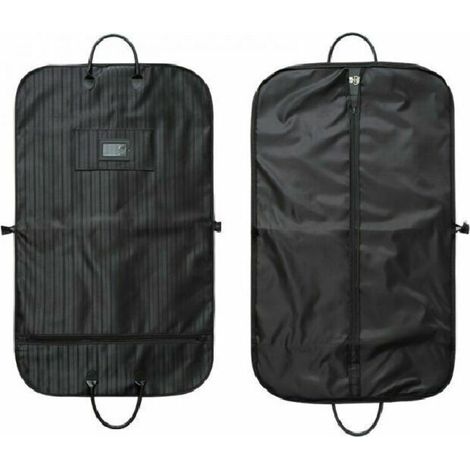 Housse Costumes Housse de Costume Voyage Pliable Housse de Vêtements Transport Sac Protection Imperméable à Fermeture Éclair et à Poignée Housses à Vêtements avec Poches de Rangement, (100cm60cm) (1/5)