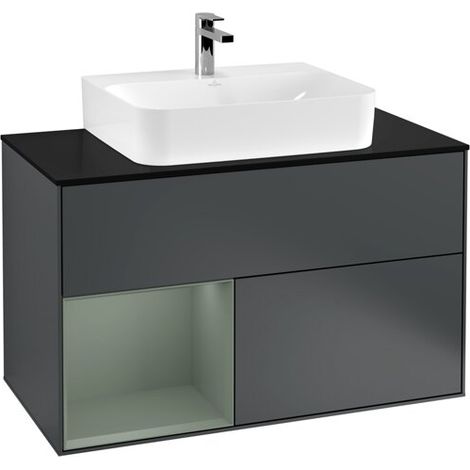 Villeroy & Boch G112GMHG Meuble sous-lavabo Finion G11 (1/2)