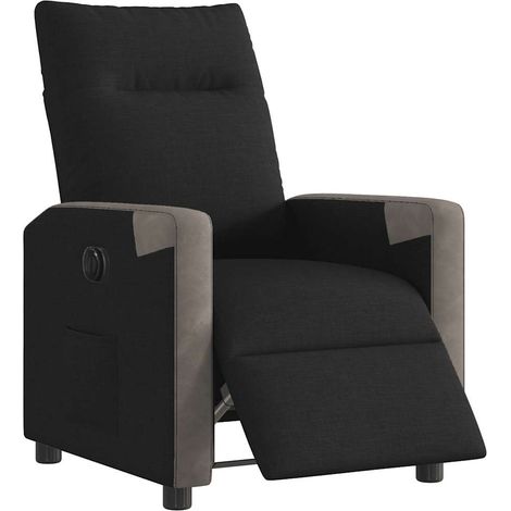 Maison Exclusive - Relaxsessel Elektrisch Schwarz Stoff