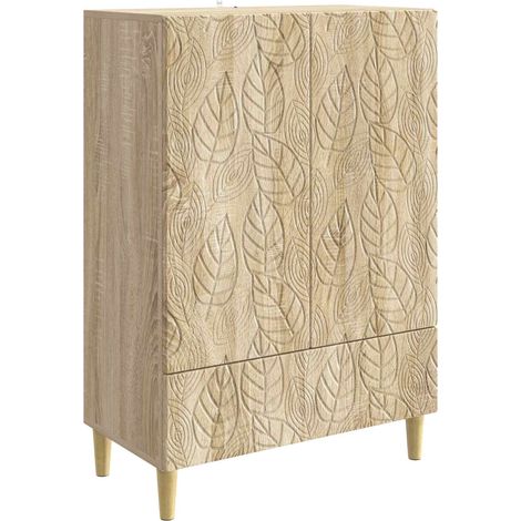 Aparador Roble Sonoma 66 x 34,5 x 95 cm Madera de ingeniería vidaXL