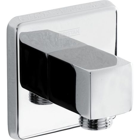 Bristan CARM WOSQ01 C Contemporary Square Shower Wall Outlet Chrome