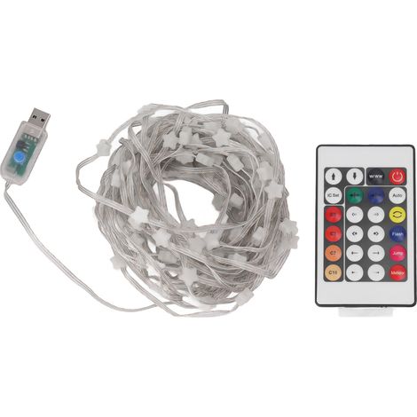 Ortviai Guirlande Lumineuse LED pour Rideau avec Télécommande – 100 Ampoules, 16 Couleurs, Idéale pour Chambre, Mariage et Décoration Intérieure (1/5)
