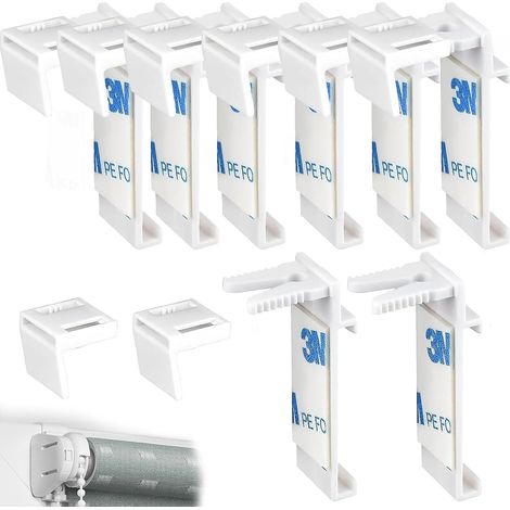 8 Gruppen Reduktionsvorhang-Montage-Hängecode-Set, Rollvorhang-Montagehalterungszubehör