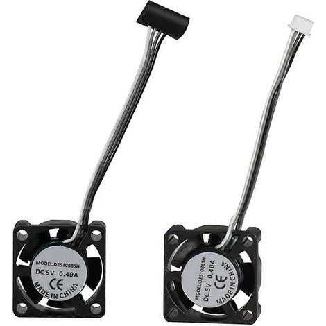 Ventilateur 2510 pour tête d'impression Bambu Lab X1/P1 avec câble - Accessoires pour imprimante 3D Bambu X1C P1S P1P() (1/5)
