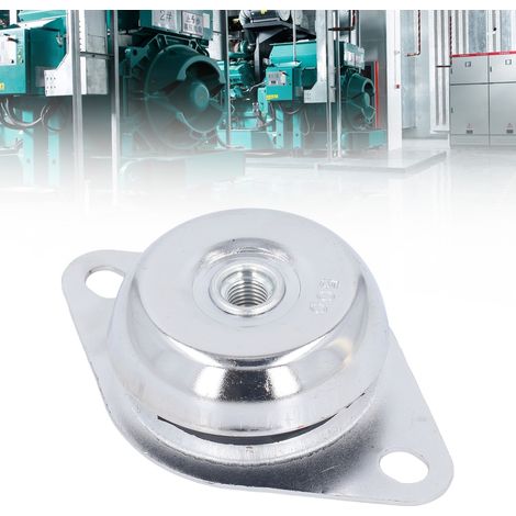 Coussinets amortisseurs de vibrations et coussinets anti-vibrations adaptés aux groupes électrogènes mécaniques/diesel à boulon M16, 500 kg. (1/5)