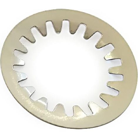 arandela metal para aireador canapé. acero. níquel. antiaflojado. diámetro interno 4mm - qq