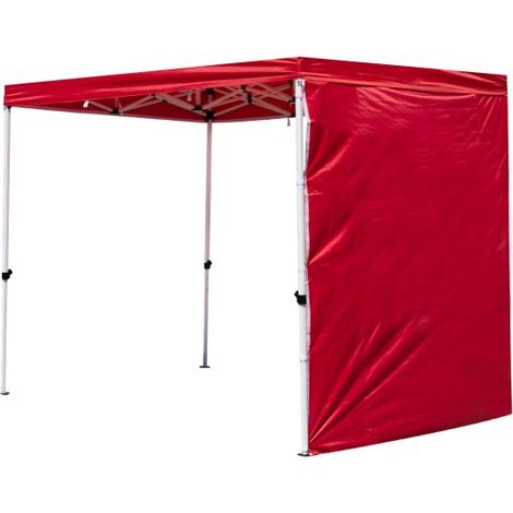 Laterales Individuales Carpas Plegables - Lateral Liso 2 Metros Master - Rojo
