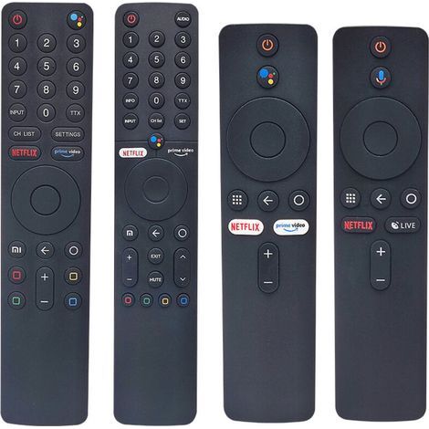 FENOPLASTICACompatible avec la télécommande vocale Bluetooth d'origine Xiaomi/Mi XMRM-006-00A Version internationale TV BOX S 4S (1/4)