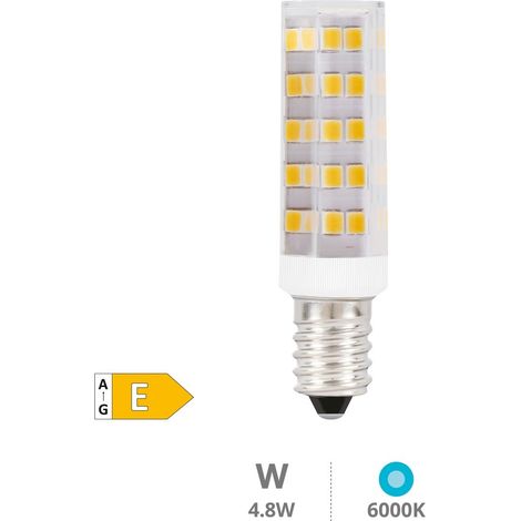 Ampoule LED tubulaire 4,8 W E14 6000 K (1/2)