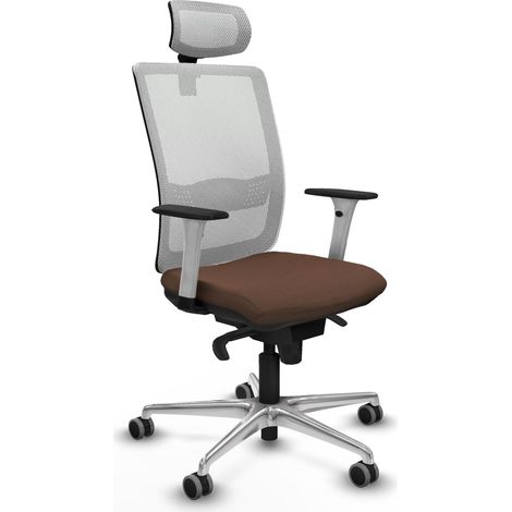 Silla de oficina piqueras y crespo Haches blanco cómoda duradera (1/2)