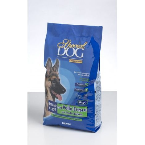 Monge Special Dog Delicate & Light Trockenfutter mit frischem Huhn 4 Kg