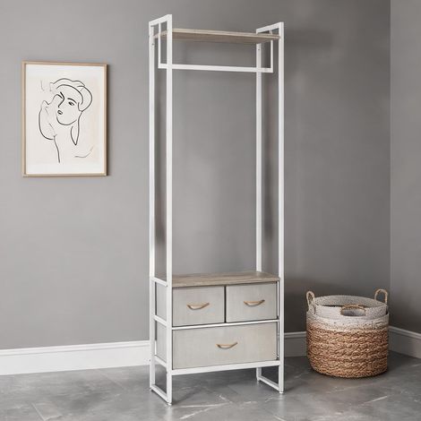 Porte-manteau en mDF Aço Tecido não tecido 585 x 300 x 1780 cm (1/5)