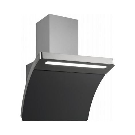Silverline 3433873301 Cappa a Parete 80 cm 734 m³-h Classe A+ 71 dB Controllo Touch colore Nero (1/2)