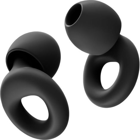 Tappi auricolari antirumore: tappi auricolari in silicone ultra morbidi, riutilizzabili e flessibili, adatti per chi dorme, per le persone sensibili al rumore e per i viaggi aerei. (1/4)