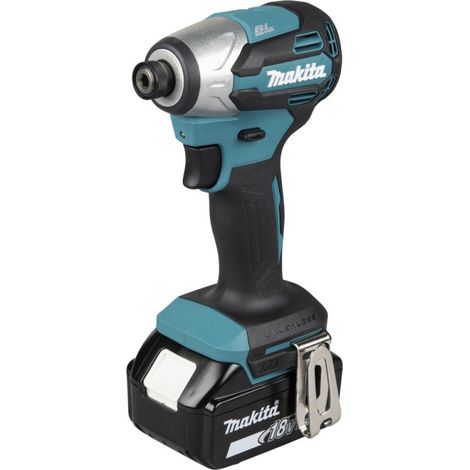 Makita Akku-Schlagschrauber DTD158RTJ, 18 V, incl. 2x Akku LXT 5 Ah, Schnellladegerät, Zubehör, MAKPAC