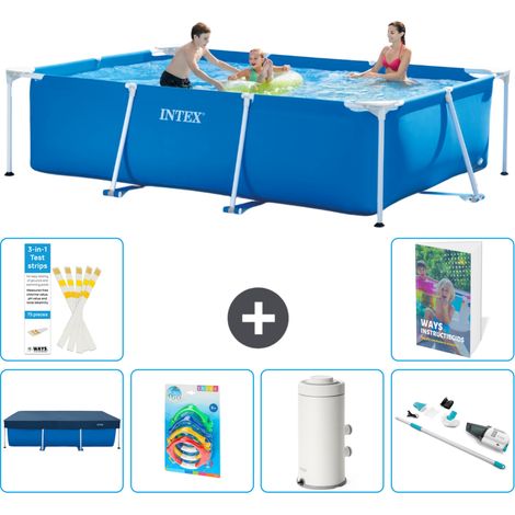 Rechteckiger Frame Pool - 300x200x75 cm - 7-teilig S95