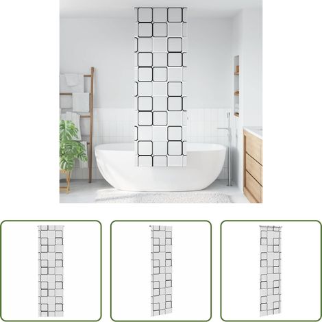 Intimité salle de bain - Store enrouleur de douche 70x240 cm largeur du tissu 66 cm (1/5)