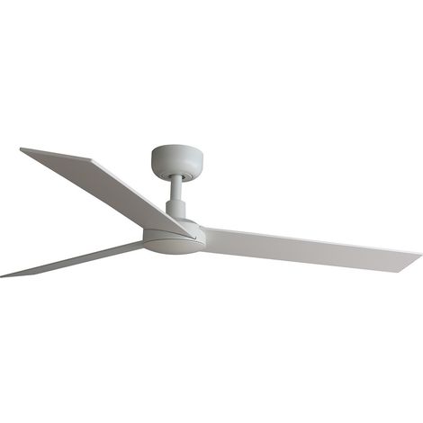DC Ceiling Fan Rudder L White with Remote (1/5)