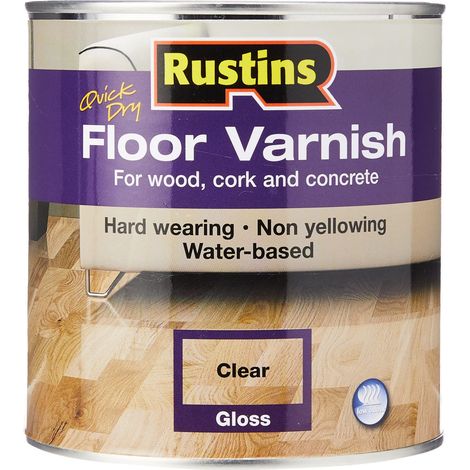 Rustins Quick Dry Floor Varnish Gloss 1 litre (1/3)
