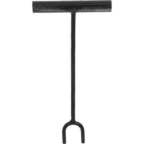Clé utilitaire à poignée en T pour la fermeture du compteur d'eau - Outil robuste et fiable pour une fermeture facile de la vanne - Noir (1/5)