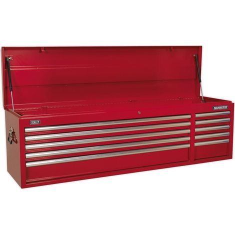 Sealey AP6610 Superline PRO® Topchest 10 Drawer - Red