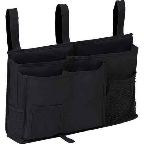 Caddy Sous Lit - Porte-Objets Pour Accoudoir De Fauteuil Ou Lit - 8 Poches - Dimensions 49 x 29 x 10 cm - En Tissu Oxford 600D - 1 Pièce (1/5)
