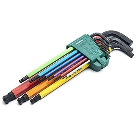 Ergonomische farbige Inbus-Schlüssel 1,5-10 mm