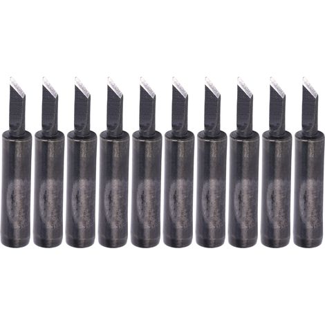 10 schwarze Lötspitzen mit Innenheizung, Typ 900M-T-1.5SK, Ersatzteile für Lötstationen, Packung mit 10 Spitzen. (1/5)