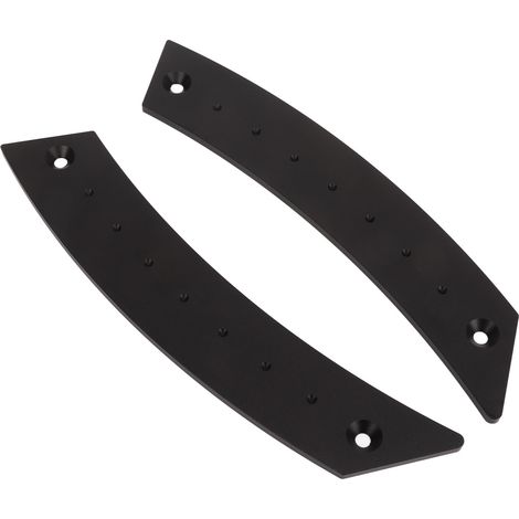 2-teiliges Türgriffset aus Aluminiumlegierung, arbeitssparend, hochfest und rostfrei, für Autos, schwarz (1/5)