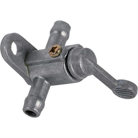 Robinet Réservoir à Carburant 5/16 '' Robinet Essence en Ligne ON/OFF Interrupteur d'Essence Robinet à Gaz 8mm 5/16 '' Universel en Aluminium