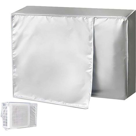 Cache Climatiseur Exterieur, Housse Climatiseur Extérieur Poussière, Housse Climatiseur, Couverture Extérieure De Climatiseur, Protection Pluie Et Soleil, pour unité Externe (96x40x70cm)