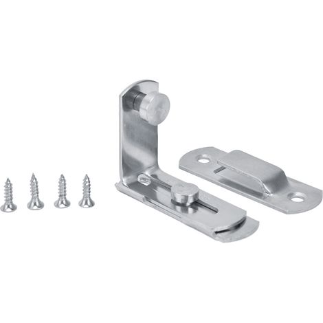 Serrure de porte robuste en acier inoxydable, verrou de sécurité à 90 degrés pour portes, fenêtres et garages. (1/5)
