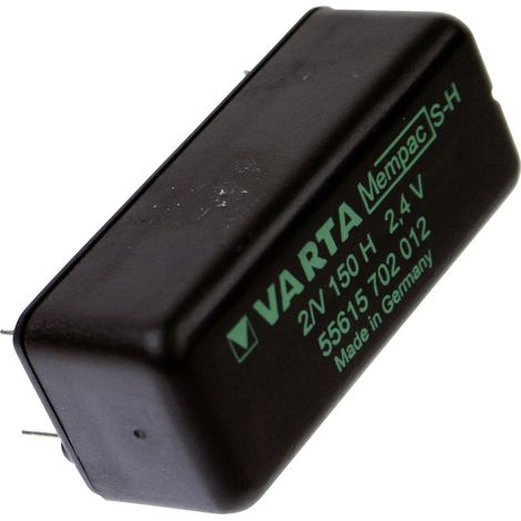 Varta Mempac 2/V150H Knopfzellen-Akku Mempec NiMH 150 mAh 2.4 V 1 St.
