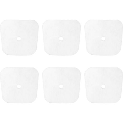 Set di 6 filtri aria universali per tosaerba compatibili con HIPA Mantis 7222 7225 7230 7240 7920--Crezuo-Crezuo